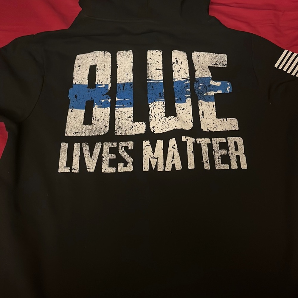 Nine line apparel blue lives matter hoodie
